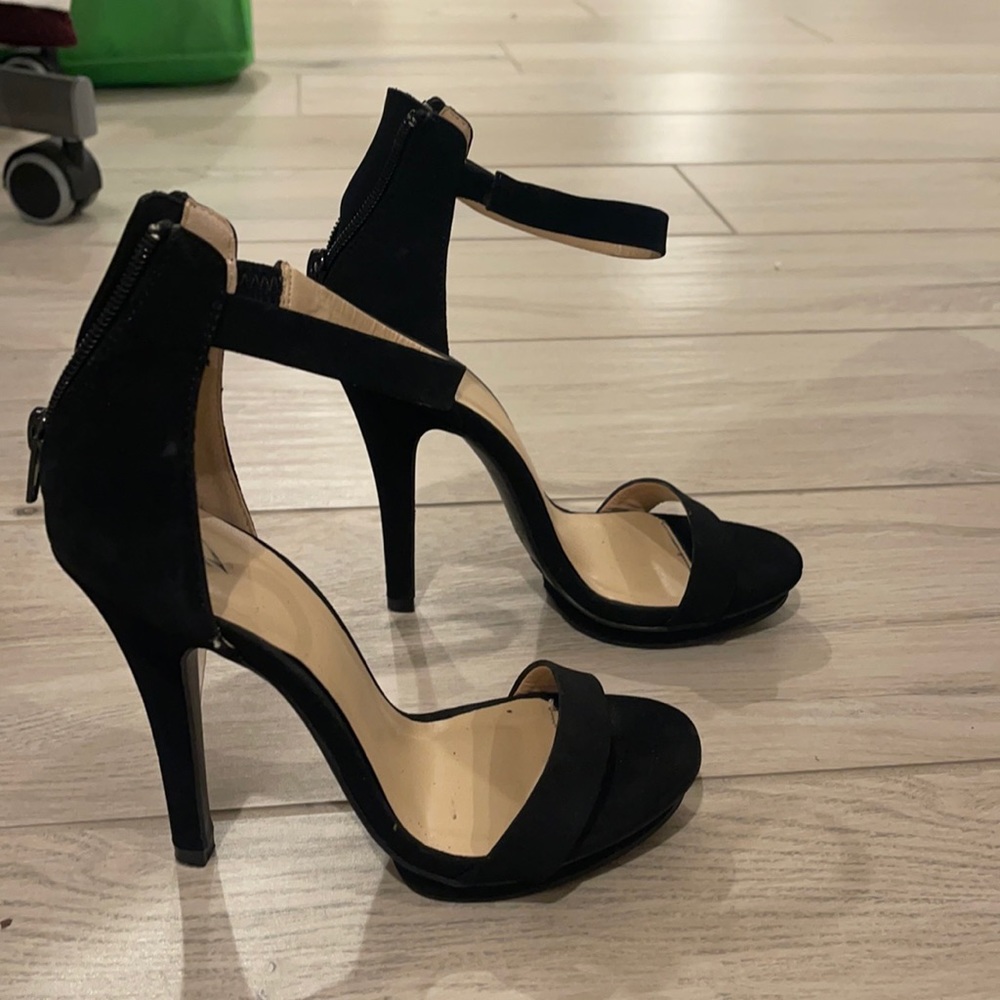 black heels
